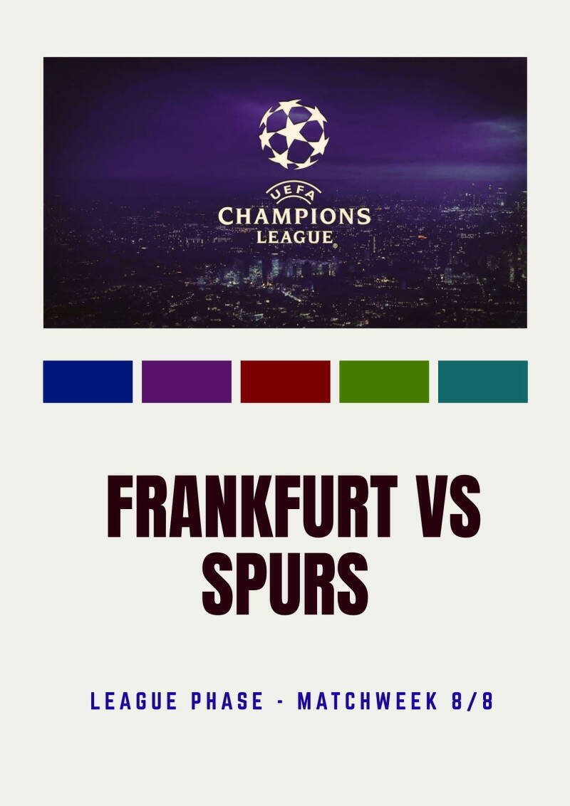 Eintracht Frankfurt VS Tottenham Hotspur CL 25/26