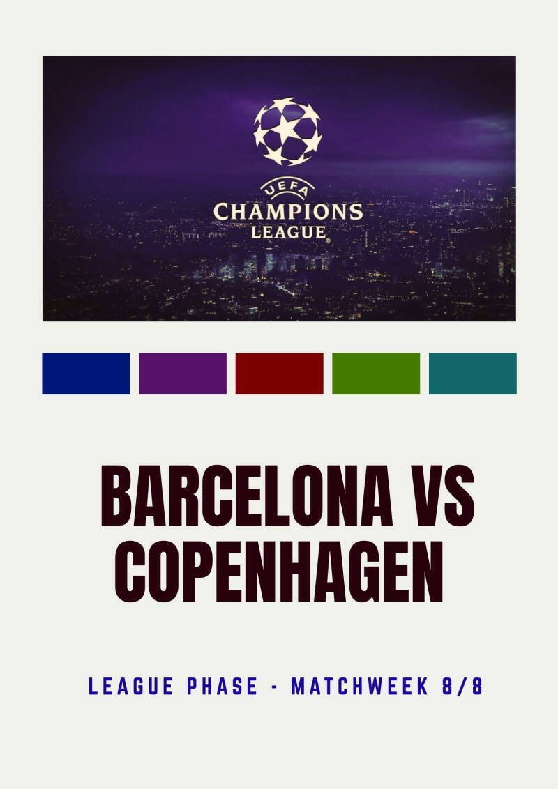 FC Barcelona VS FC Copenhagen CL 25/26
